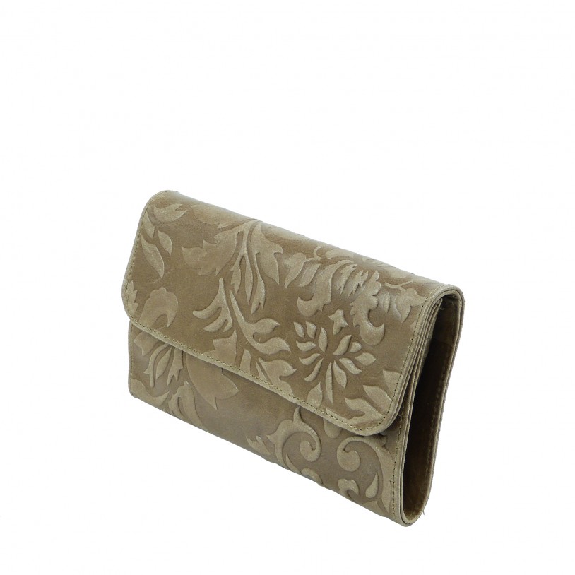 Ital. Gossip shoulder bag in cowhide embossed SHB1519