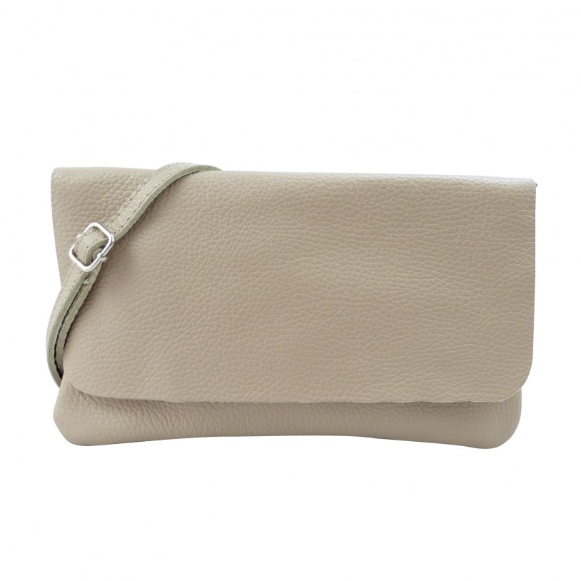 Ital. Gossip shoulder bag in grained cowhide SHG149