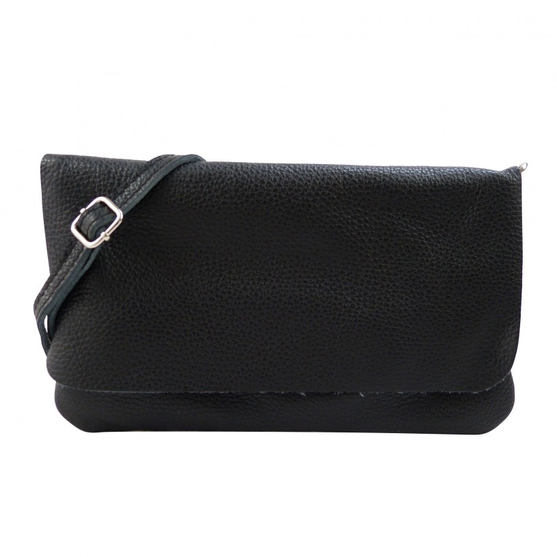 Ital. Gossip shoulder bag in grained cowhide SHG149