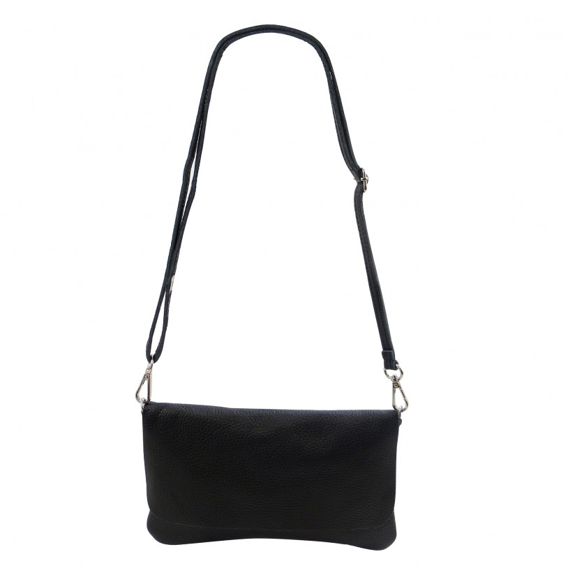 Ital. Gossip shoulder bag in grained cowhide SHG149