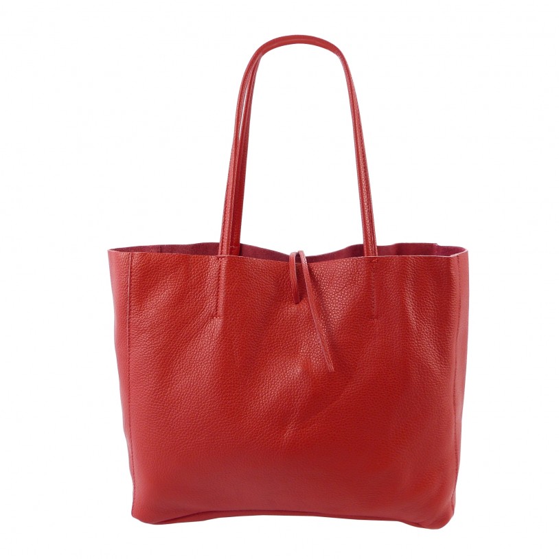 Lady's Shoulder Bag Shopper in grained cowhide SHG225
