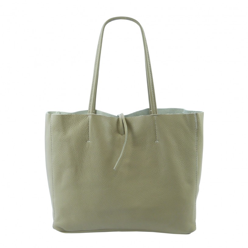 Lady's Shoulder Bag Shopper in grained cowhide SHG225