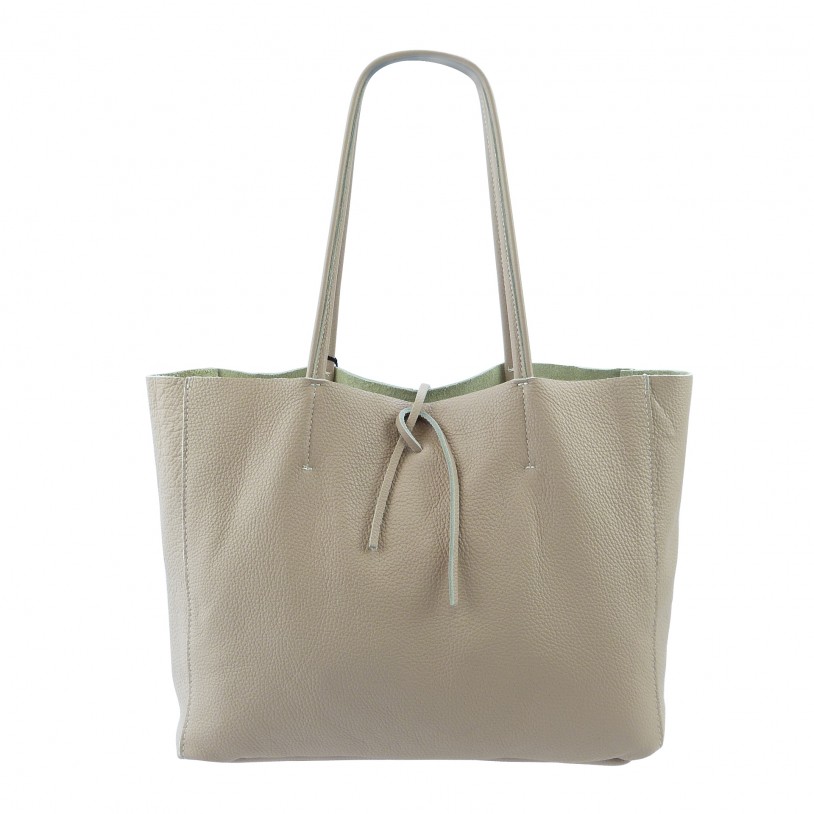 Lady's Shoulder Bag Shopper in grained cowhide SHG225
