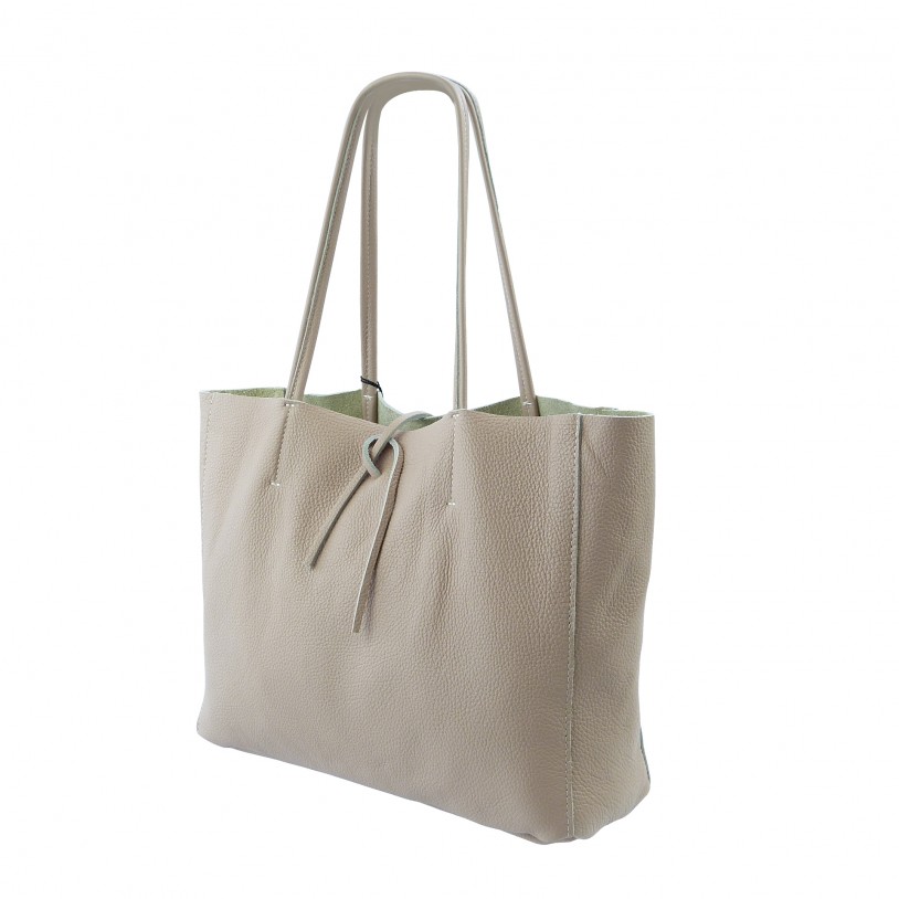 Lady's Shoulder Bag Shopper in grained cowhide SHG225