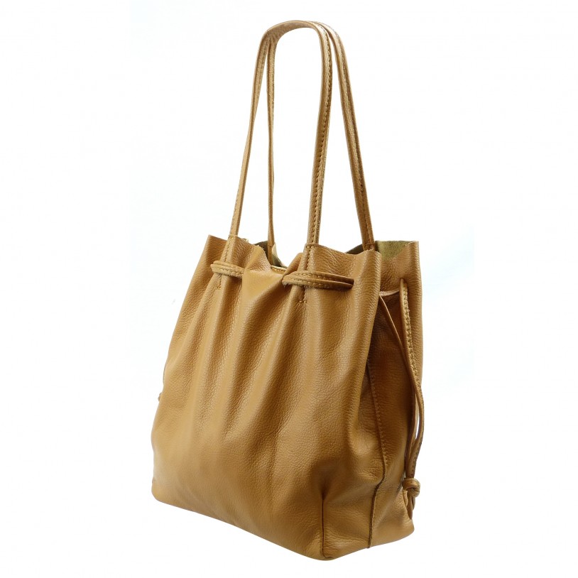 Lady's Shoulder Bag Shopper in grained cowhide SHG2520