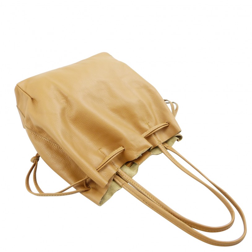 Lady's Shoulder Bag Shopper in grained cowhide SHG2520