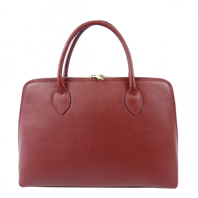 Lady's handbag in grained cowhide SHG287