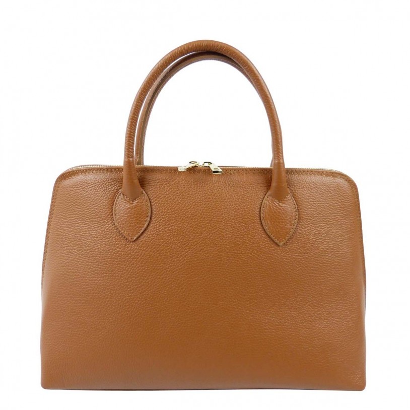 Lady's handbag in grained cowhide SHG287