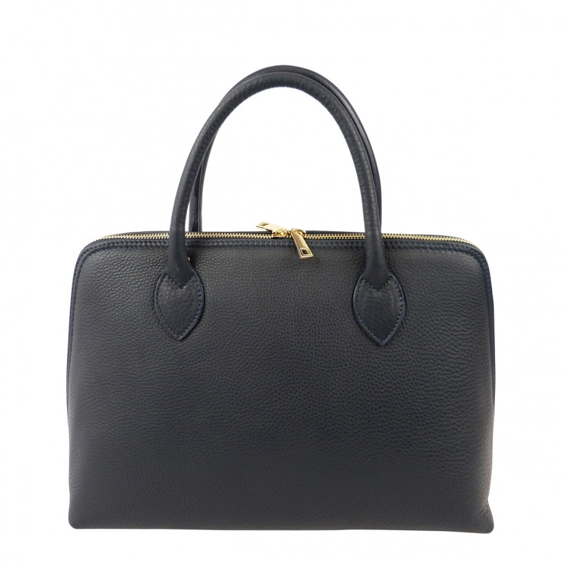 Lady's handbag in grained cowhide SHG287