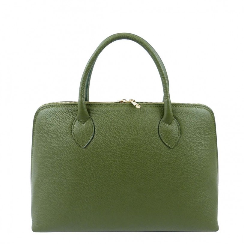 Lady's handbag in grained cowhide SHG287