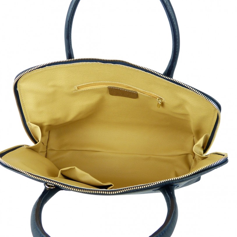 Lady's handbag in grained cowhide SHG287