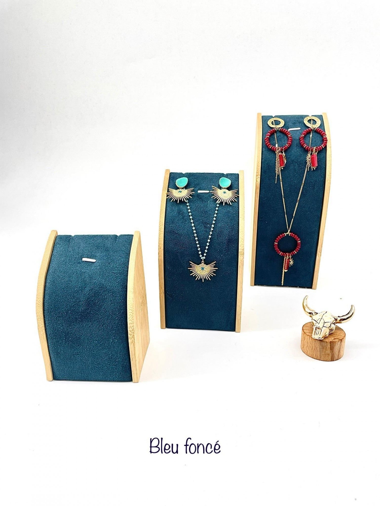 PRESENTOIR. BLEU  3 EN 1