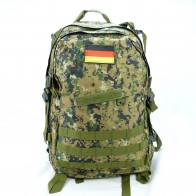 Camouflage backpack with velcro badge Germany flag SHR1778